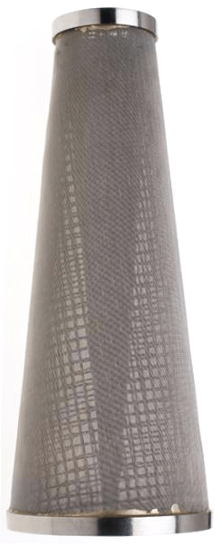 stainless steel woven cone filter